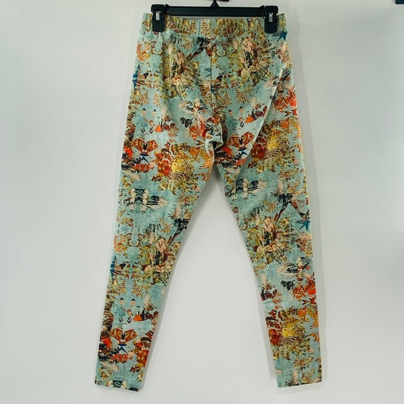 Soft Surroundings Have To Have Blue Corduba Printed Ankle Legging Size Small - Picture 4 of 10